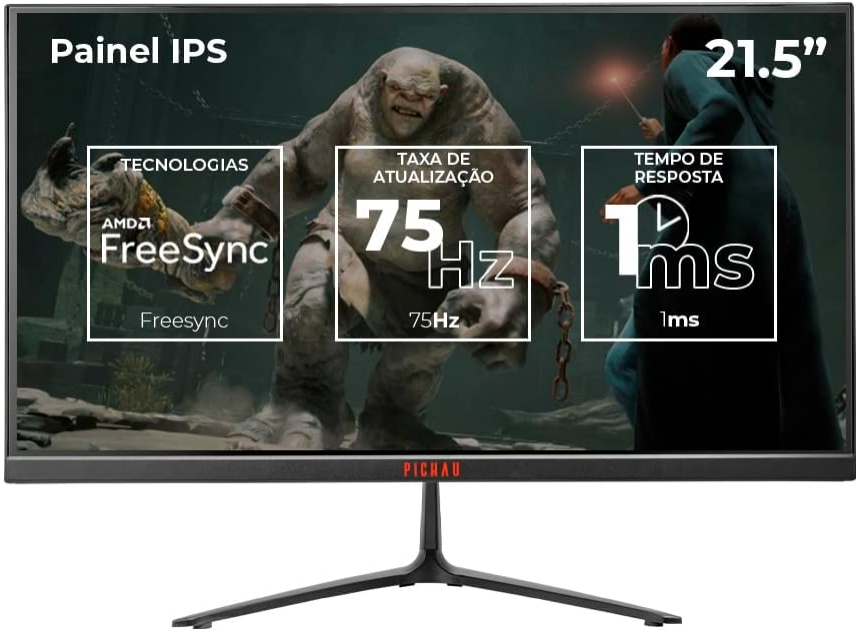 Monitor Gamer Pichau Athen V L Pol Ips Fhd Ms Hz Freesync Vga Hdmi Amazon